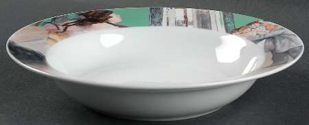 Degas Large Rim Soup Bowl
