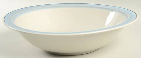 Dusty Blue 9" Round Vegetable Bowl