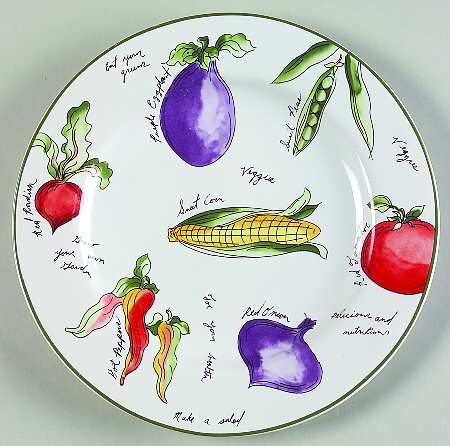 Garden Delight Salad Plate