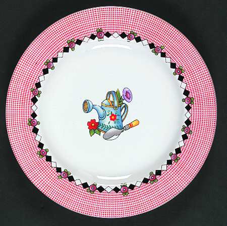 Garden Time Salad Plate