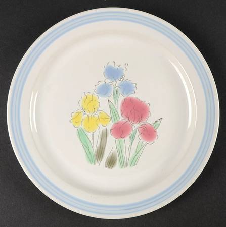 Iris Salad Plate