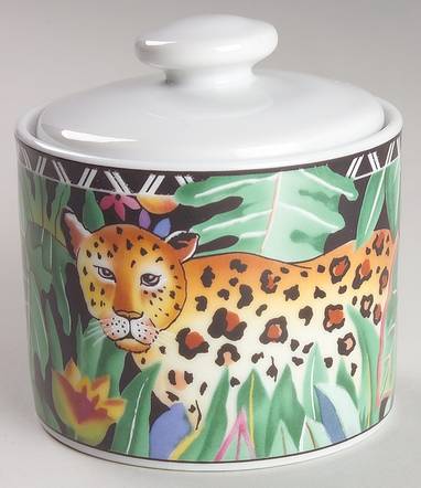 Magic Jungle Sugar Bowl & Lid