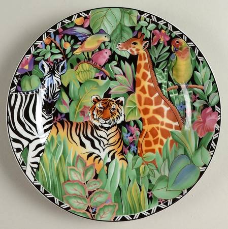 Magic Jungle Salad Plate