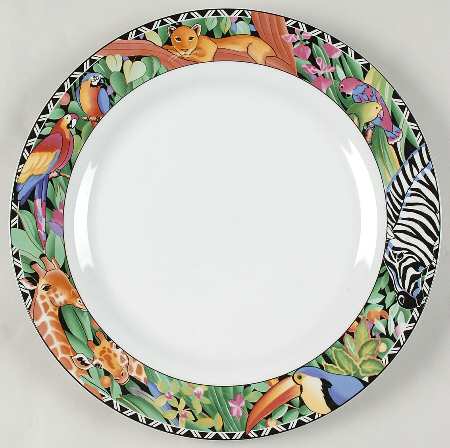 Magic Jungle 12" Chop Plate (Round Platter)