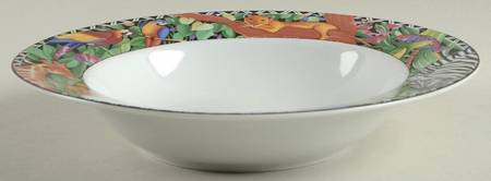 Magic Jungle Rim Soup Bowl