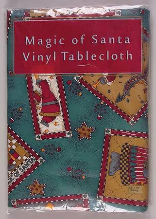 Magic of Santa 52" x 90" Oblong Vinyl Tablecloth