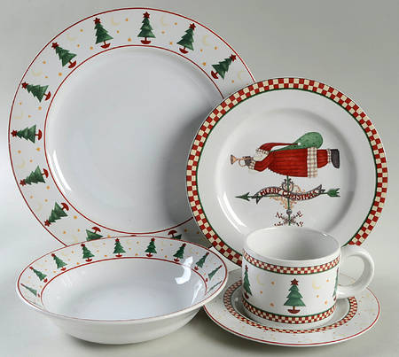 Magic of Santa 5 Piece Place Setting