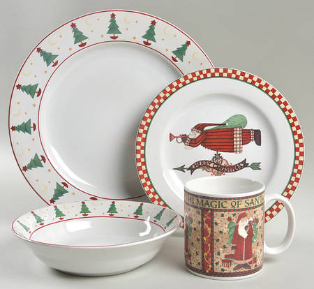 Magic of Santa 4 Piece Place Setting