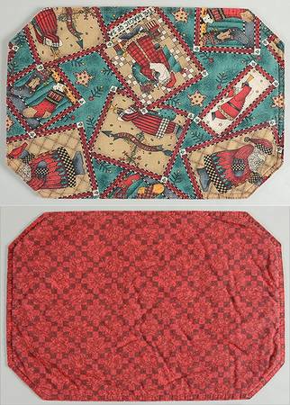 Magic of Santa Reversible Cloth Placemat