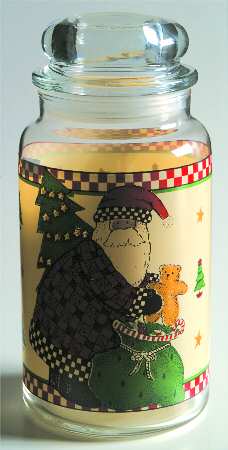 Magic of Santa Medium Glassware Storage Jar & Lid