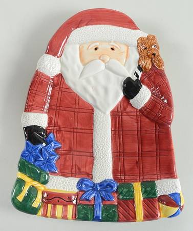 Magic of Santa Embossed Santa Plate