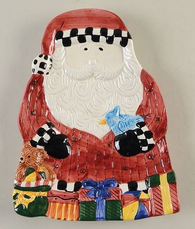 Magic of Santa Figural Cookie Platter