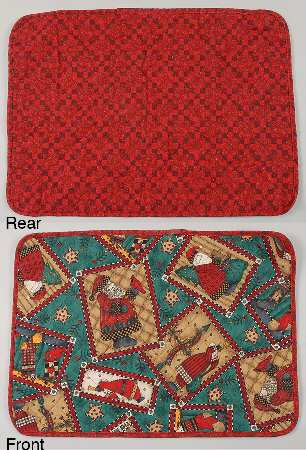Magic of Santa Reversible Cloth Placemat