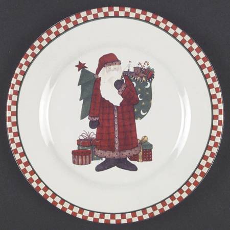 Magic of Santa Salad Plate
