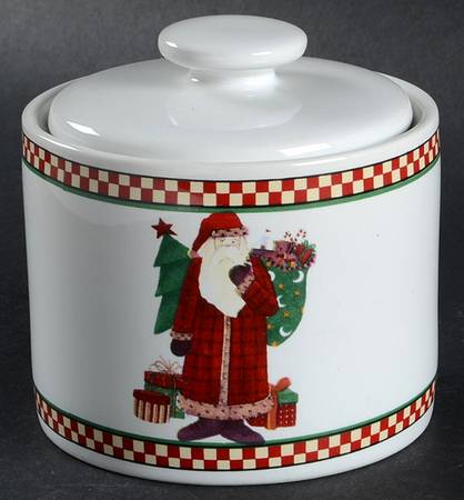 Magic of Santa Sugar Bowl & Lid