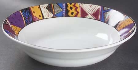 Masquerade 9" Round Vegetable Bowl