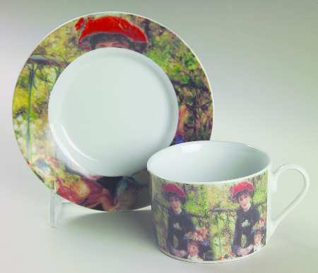 Renoir Flat Cup & Saucer Set