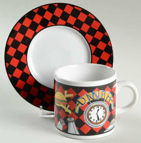 Roadside Flat Demitasse Cup & Saucer Set
