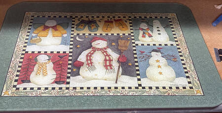 Snowman 16" Counter Saver