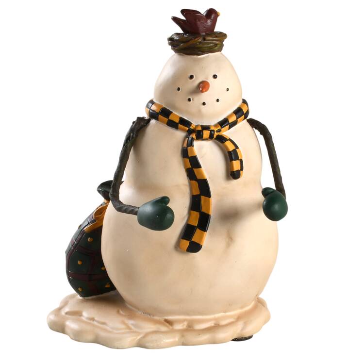 Snowman 2 Piece Christmas Card Holder Base