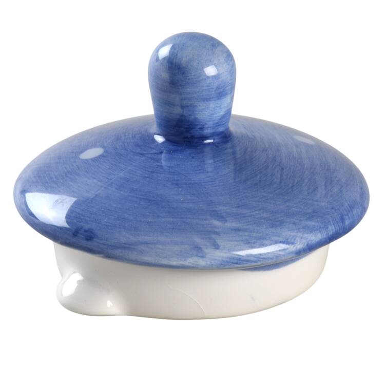 Snowman Teapot Lid for Individual Teapot with Cup