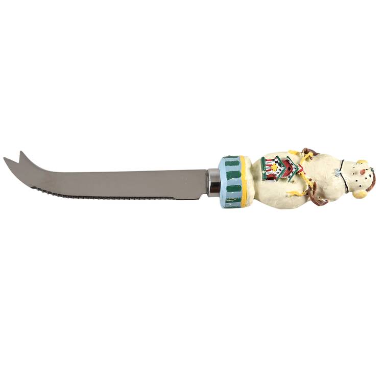 Snowman Cheese Knife with Stainless Blade
