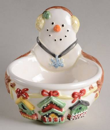 Snowman Dip Bowl (For Dip and Spreader)