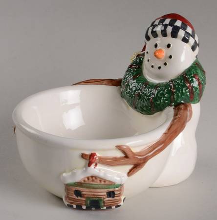 Snowman Dip Bowl (For Dip and Spreader)