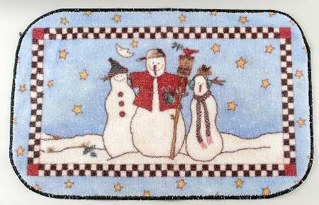 Snowman Bath Rug