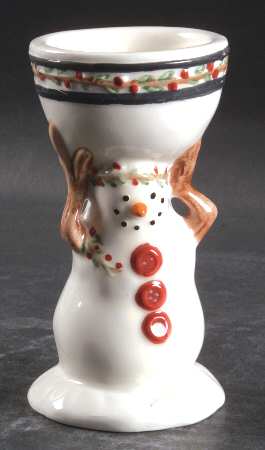 Snowman Figural Egg Cup