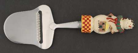 Snowman Cheese Plane with Stainless Plane