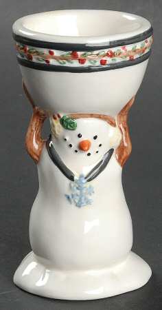 Snowman Figural Egg Cup