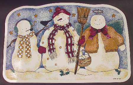 Snowman Placemat