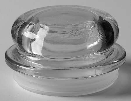 Snowman Lid for Medium Glassware Storage Jar