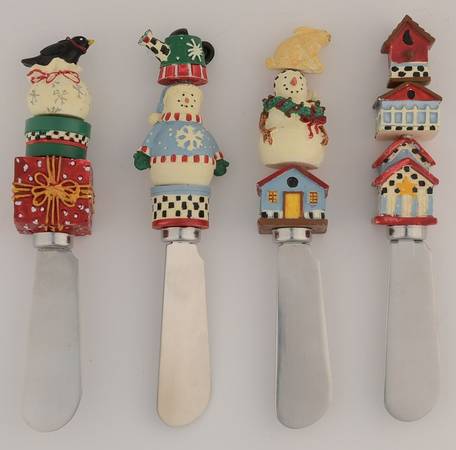 Snowman Individual Spreader - Set of 4 Motif