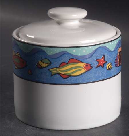 Splash Sugar Bowl & Lid