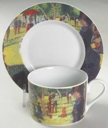 Sunday Afternoon Flat Cup & Saucer Set