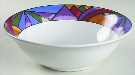 Sunset Mountain 9" Round Vegetable Bowl