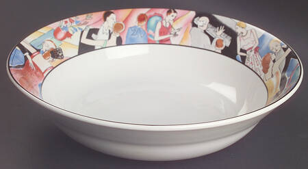 Tango (Made In Indonesia) 9" Round Vegetable Bowl