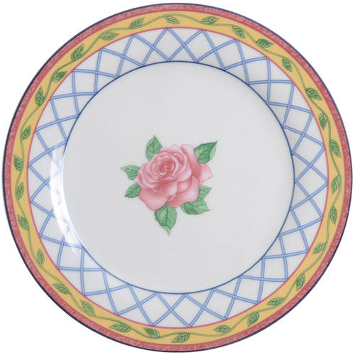 Trellis Rose Salad Plate by Sakura