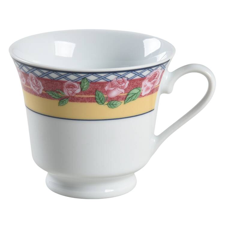 Trellis Rose Footed Cup