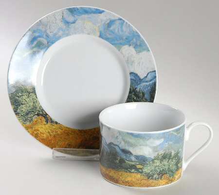 Vincent Flat Cup & Saucer Set