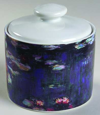 Water Lilies Sugar Bowl & Lid