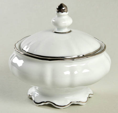 Wedding Band Sugar Bowl & Lid