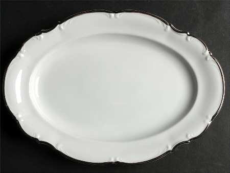 Wedding Band 12" Oval Serving Platter