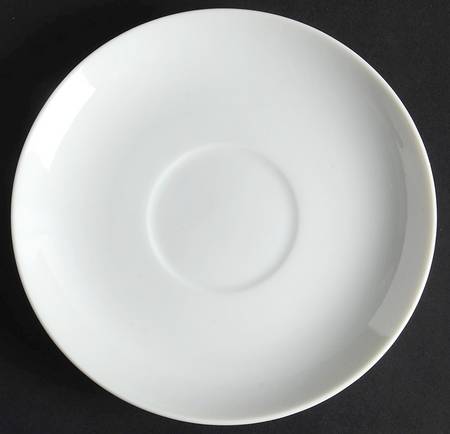 6600 White Saucer for Demitasse Cup