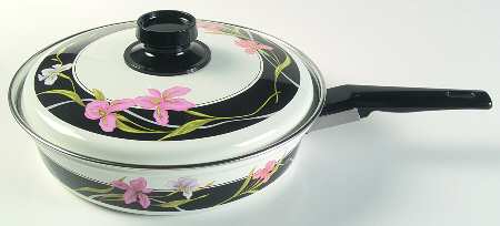 Allure 9" Metal Skillet & Lid