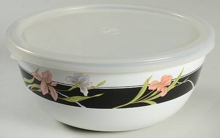 Allure 7" Metal Bowl & Plastic Lid