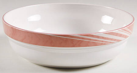 Allegro Peach 9" Round Vegetable Bowl