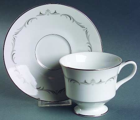Alsace Footed Cup & Saucer Set